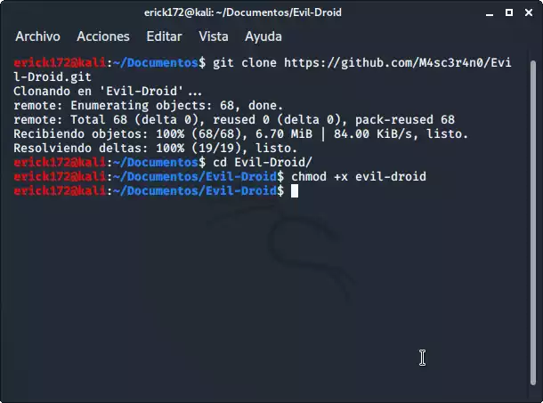 InstalacionEvilDroid