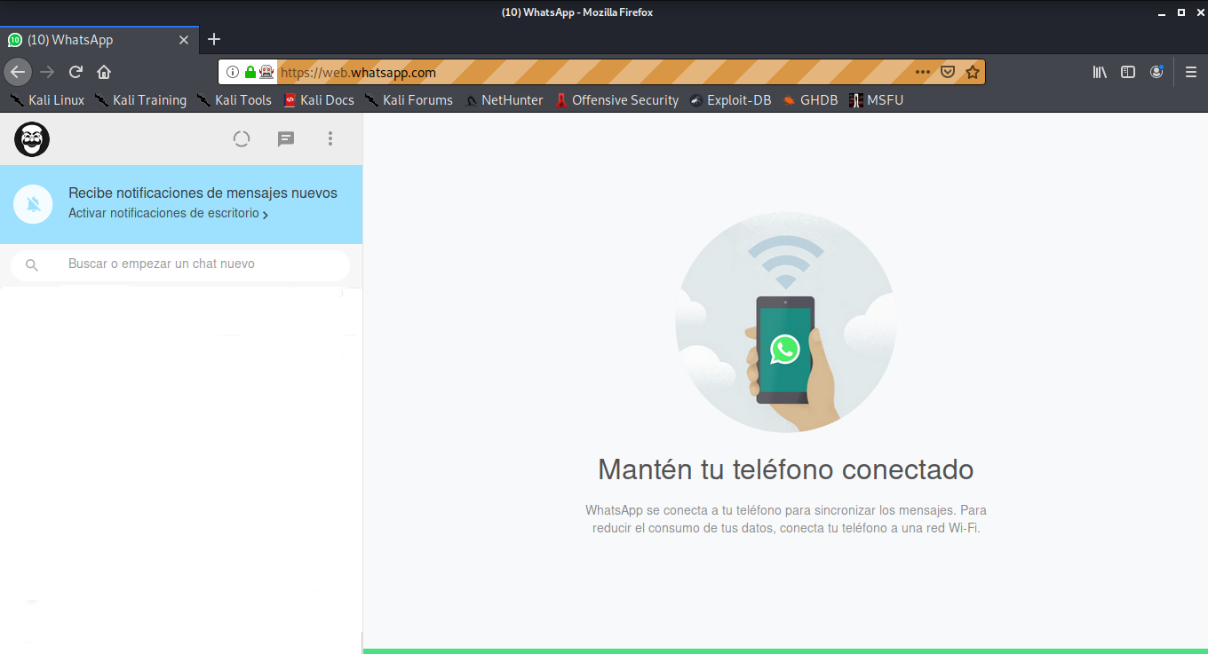 Dentro de WhatsApp